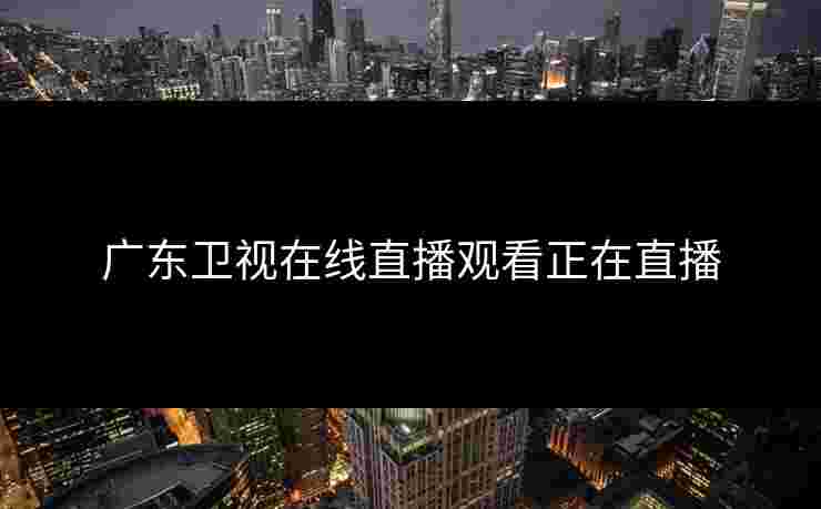 广东卫视在线直播观看正在直播
