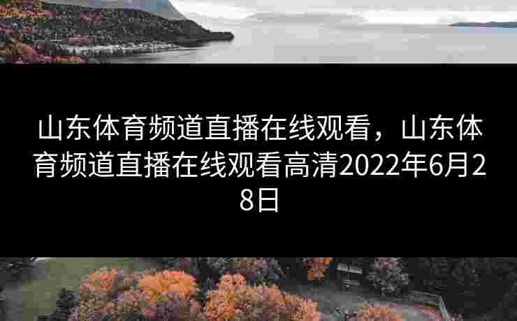 山东体育频道直播在线观看，山东体育频道直播在线观看高清2022年6月28日