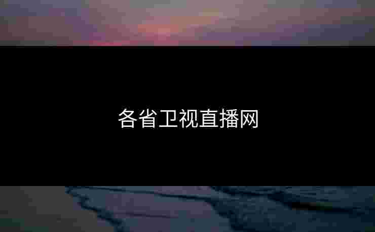 各省卫视直播网